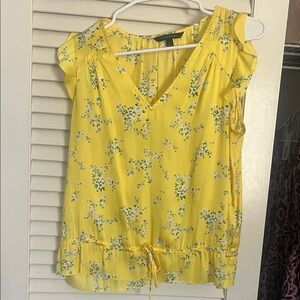 Floral Yellow Women's Top